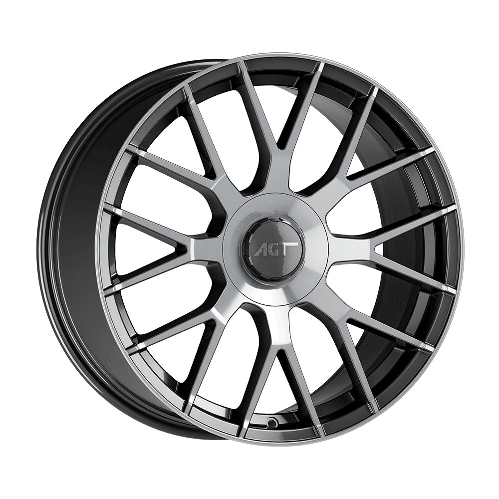 9.0X19" EMR Wheels EMR 19162 Titanium Diamond PCD 5x112 ET44
