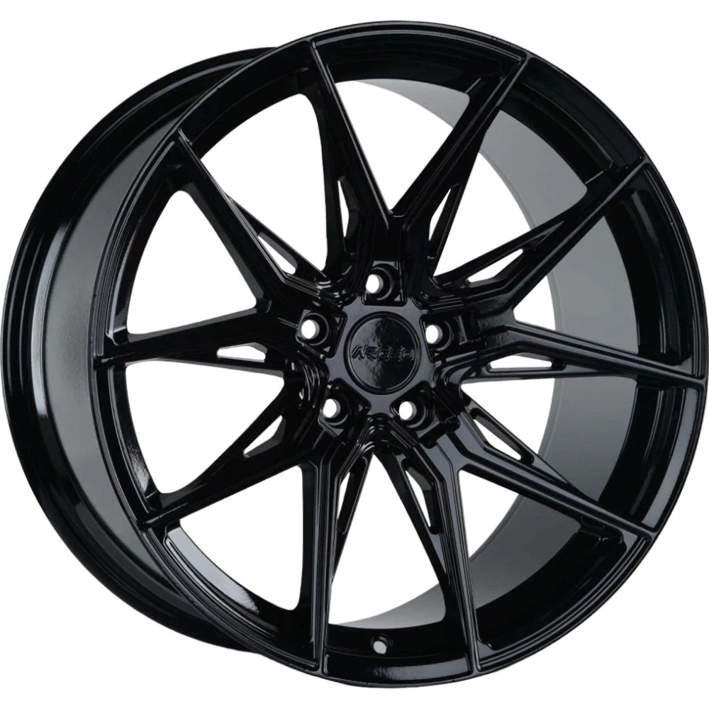 9.0X20" Arceo Wheels ARC 20177 Glossy Black PCD 5x120 ET30
