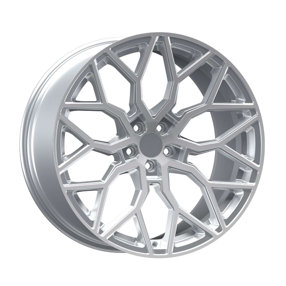 9.5X19" EMR Wheels EMR A319 Silver Diamond PCD 5x112 ET40