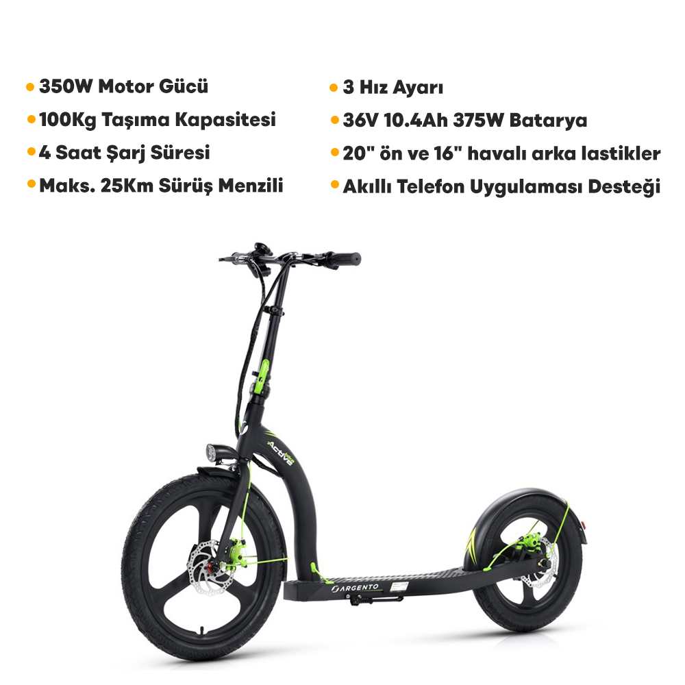 Argento Active Bike Elektrikli Scooter
