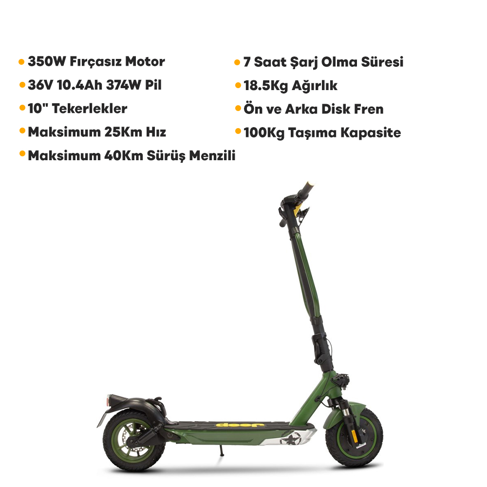 Jeep 2xe Adventurer Elektrikli Scooter