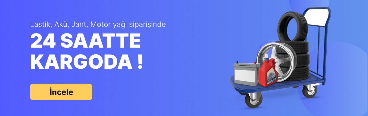24 saatte kargo'da!