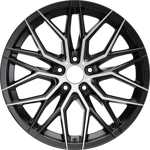 10.0X20" Arceo Wheels ARC 20141 Valencia Black Diamond PCD 5x120 ET40