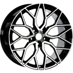 10X20" PCD 5X112 EMR Wheels EMR-A367-02 ET42 73.1 mm BLACK DIAMOND