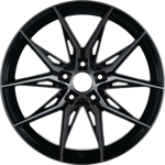 10X20" PCD 5X120 Arceo Wheels ARC-20177-32 ET40 BLACK DIAMOND 72.6 mm