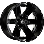 12X20" PCD 6X139 EMR Wheels EMR-214-01 ET7 139.7 mm Matt Black