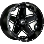 12X20" PCD 6X139 EMR Wheels EMR-223-01 ET7 139.7 mm Matt Black