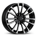6.5X16" PCD 4X100 AGT Wheels 16279 ET37 73.10 mm Gloss Black Diamond