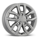 6.0X16" PCD 5X118 AGT Wheels 16275 ET68 71.10 mm Full Silver