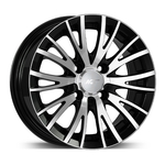6.5X15" PCD 4X100 AGT Wheels 519 ET38 67.10 mm Black Diamond