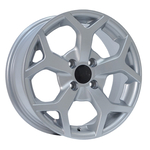 6.5X15" PCD 4X100 AGT Wheels 519 ET38 67.10 mm Full Silver