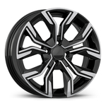 6.5X15" PCD 4X100 FD Wheels 151586 BLACK DIAMOND ET35 67.1 mm