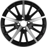 6.5X15" PCD 4X108 CMS CMS-465-06 ET38 Diamond Matt Black 67.2 mm