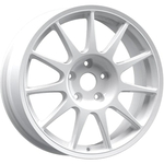 6.5X15" PCD 5X100 EMR Wheels W7590-04 73.10 mm White