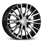 6.5X15" PCD 5X108 AGT Wheels 01814 67.10 mm Black Diamond