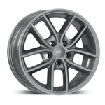 6.5X16" PCD 4X100 AGT Wheels 16255 ET38 Hyper Black 67.10 mm