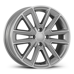 6.5X16" PCD 4X100 AGT Wheels 16274 ET37 67.10 mm Full Silver