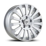 6.5X16" PCD 4x108 Powcan Jant 439 ET45 63.4 mm Full Silver