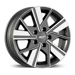 6.5X16" PCD 5X112 AGT Wheels 16249 ET38 MGD 66.6 mm