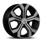 6.5X16" PCD 5X114 AGT Wheels 16260 Argent ET40 66.1 mm MATT Black Diamond