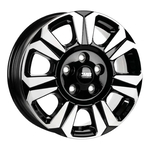 6.5X16" PCD 5X118 CMS 1239 ET60 71.1 mm BLACK DIAMOND CLOSS