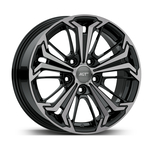 7.0X16" PCD 5X108 AGT Wheels 16267 ET45 67.10 mm Black Diamond