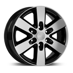 7.0X16" PCD 6X130 AGT Wheels 617  ET45 84.1 mm Black Diamond