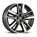 7.0X17" PCD 4X100 AGT Wheels 17226-1 ET35 Titan Diamond 67.10 mm
