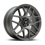 7.0X17" PCD 4X100 Tork TRK-181 ET35 Matt Gun 73.1 mm