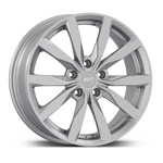 7.0X17" PCD 5X100 AGT Wheels 17261 ET40 57.10 mm Full Silver