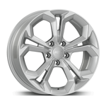7.0X17" PCD 5X108 AGT Wheels 17262 RS-02 ET35 67.1 mm Silver Diamond
