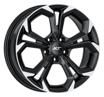 7.0X17" PCD 5X108 AGT Wheels 17262 RS-02 ET40 67.1 mm Black Diamond