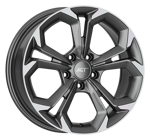 7.0X17" PCD 5X108 AGT Wheels 17262 RS-02 ET40 67.1 mm TITAN DIAMOND