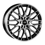 7.0X17" PCD 5X112 CMS 1062 ET49 57.1 mm BLACK DIAMOND CLOSS