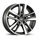 7.0X17" PCD 5X114 AGT Wheels 17226-1 ET40 Titan Diamond 67.10 mm