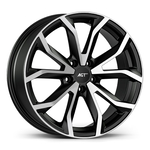 7.0X17" PCD5X105 AGT Wheels 734-2 ET38 Matt Black Diamond 56.6 mm