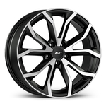 7.0X17" PCD5X110 FD Wheels 734-2 ET38 Matt Black Diamond 65.1 mm