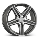 7.5X17" PCD 5X112 AGT Wheels 738  ET35 72.7 mm Titanium Diamond