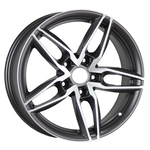 7.5X17" PCD 5X114 AGT Wheels 17105  ET45 72.60 mm TITAN DIAMOND
