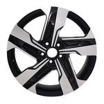 7.5X18" PCD 5X114 AGT Wheels 18204 ET50 67.10 mm Matt Black Diamond