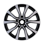 7.5X19" PCD 5X114 AGT Wheels 1209  ET40 60.10 mm Black Diamond