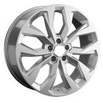 7.5X19" PCD 5X114 AGT Wheels 19206 ET44.5 Full Silver 67.10 mm