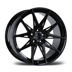 8.0X18" PCD 5X105 Arceo Wheels  18177 CLOSSY BLACK MARSEILLE ET35 73.1 mm