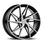 8.0X18" PCD 5X112 AGT Wheels 18259 Fer-R02 ET35 72.60 mm Black Diamond