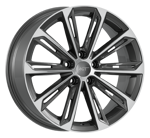 8.0X18" PCD 5X112 AGT Wheels 18264 Verona ET40 57.1 mm Titan Diamond
