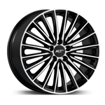 8.0X18" PCD 5X112 AGT Wheels 18269-1 ET38 66.60 mm Gloss Black Diamond