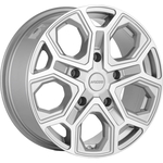 8.0X18" PCD 5X112 Arceo Wheels ARC-LT2-26 ET50 Silver Diamond 66.6 mm