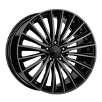 8.0X18" PCD 5X112 Kormetal DY988 BLACK DIAMOND ET40 66.6 mm