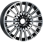8.0X18" PCD 5X114.3 Arceo Wheels ARC-S1013-09 ET35 Silver Diamond Lisbon 73.1 mm