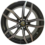 8.0X18" PCD 5X114 AGT Wheels 10061 ET50 60.10 mm Gun Metal
